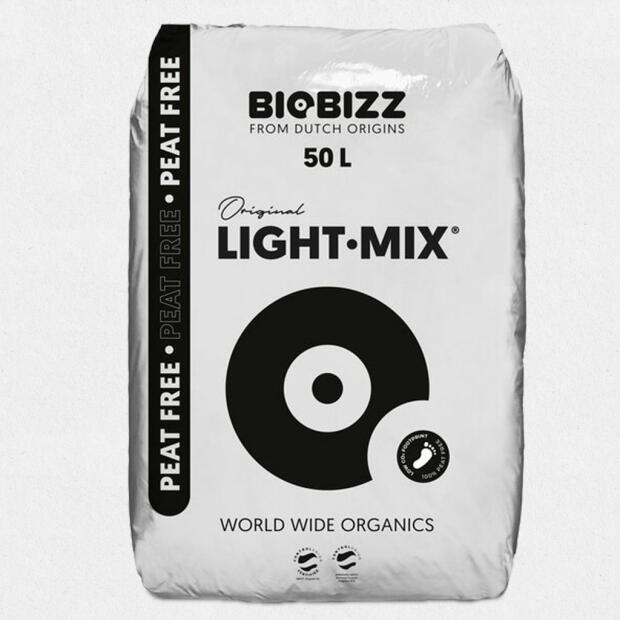 BioBizz Light Mix Peat Free Erde Torffrei 50 Liter